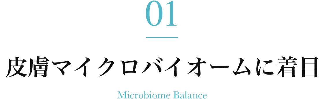 皮膚マイクロバイオームに着目